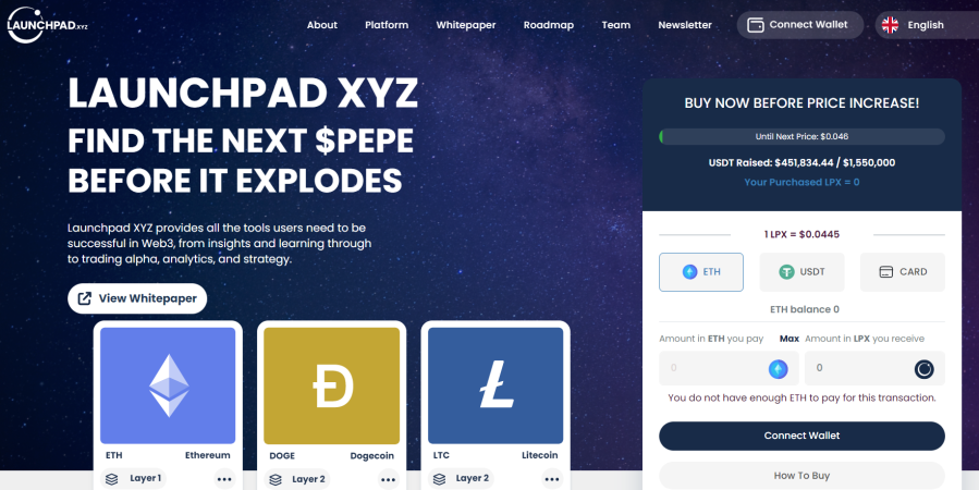 Launchpad. XYZ